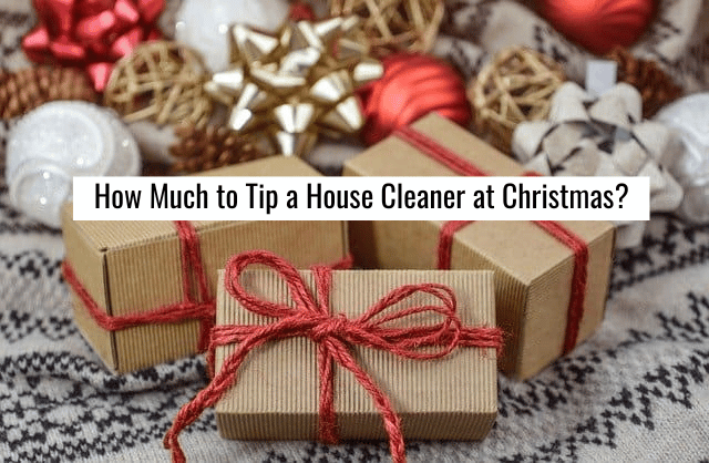 how much to tip a house cleaner at Christmas